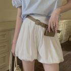 Plain Wide Lantern Shorts