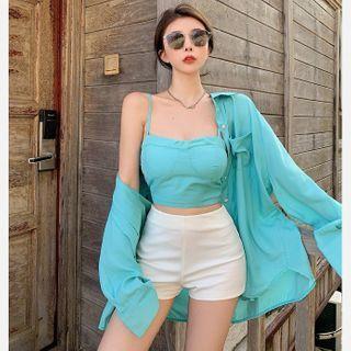 Boyfriend Shirt / Camisole Top