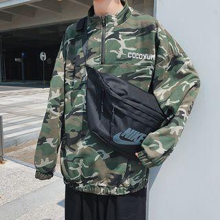 Camo Lettering Pullover