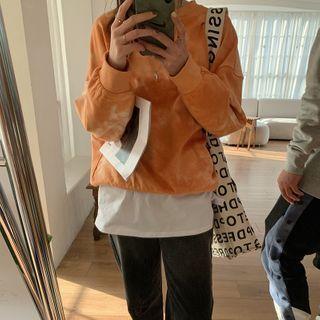 Tie Dye Sweatshirt Tangerine - One Size