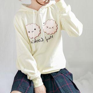 Cartoon Print Hoodie / Hooded Zip Jacket