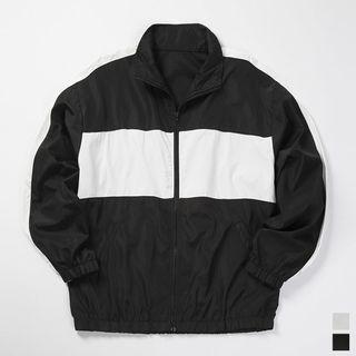 Two-tone Oversized Windbreaker