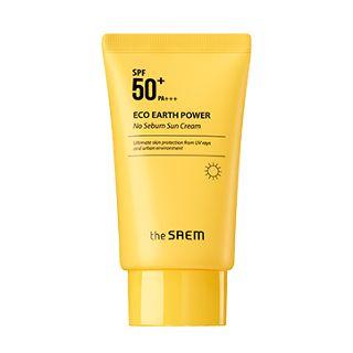 The Saem - Eco Earth Power No Sebum Sun Cream Spf50+ Pa+++ 50g 50g