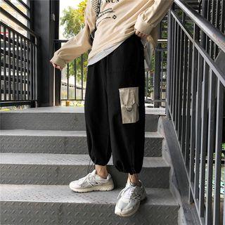 Two Tone Cargo Harem Pants