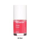 Aritaum - Modi Spa Nail Hardener - 5 Colors #05 Red