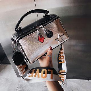Letter Strap Shoulder Bag