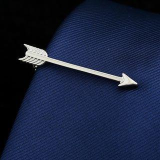 Arrow Neck Tie Clip Silver - One Size