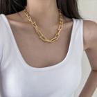 Metal Chain Necklace Golden - One Size