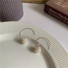 14k Gold-plated Natural Freshwater Pearl Earrings  - Pair Of Earrings