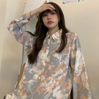 Splatter Print Shirt