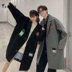 Couple Matching Applique Long Coat