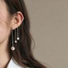 Clover & Pearl Drop Earring