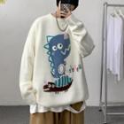 Jacquard Dinosaur Sweater