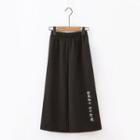 Chinese Character Wide Leg Pants