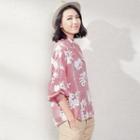 Loose-fit Printed Blouse