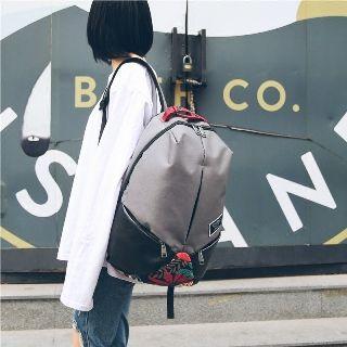 Panel Printed Backpack