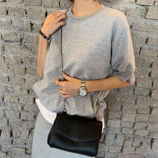 Layered T-shirt & H-line Skirt Lounge Set