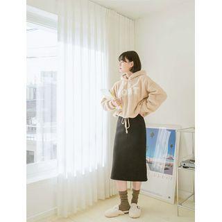 Most Tie-hem Fleece Hoodie