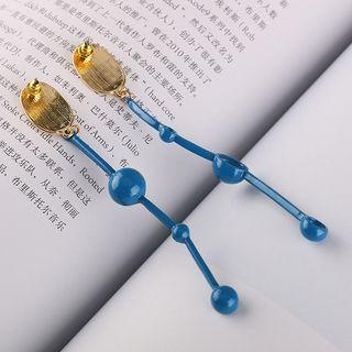 Non-matching Alloy Dangle Earring As Shown In Figure - One Size
