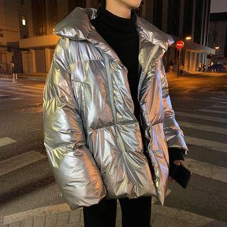 Padded Lapel Oversize Jacket