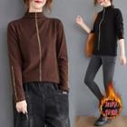 Mock-neck Studded T-shirt