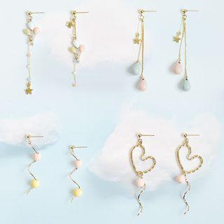 Alloy Star Balloon Fringed Earring