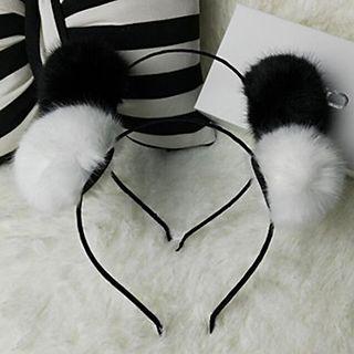 Furry Ball Hair Band