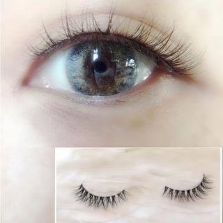 False Eyelashes (8-10 Mm)  - One Size