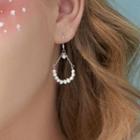925 Sterling Silver Freshwater Pearl Drop Earring 1 Pair - Silver - One Size