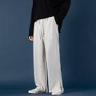 High-waist Plain Split Pants