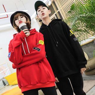 Couple Matching Patched Hoodie