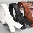 Knot Faux Leather Belt (various Designs)