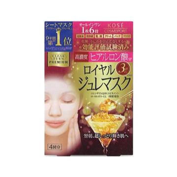 Kose - Clear Turn Premium Royal Gelee Collagen Mask 4 Pcs