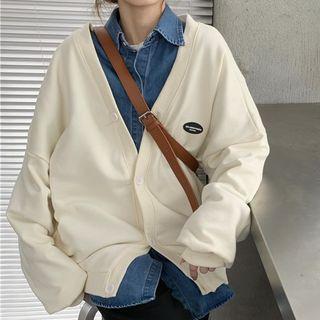 Open-placket Button Jacket