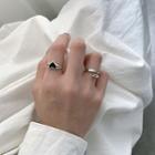 925 Sterling Silver Heart / Wrap Around Open Ring