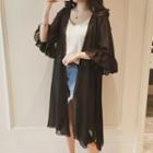Frilled Chiffon Jacket