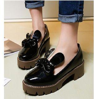 Platform Rabbit Loafers