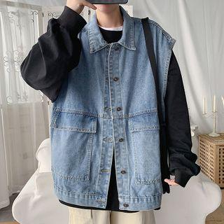 Denim Vest Tank Top