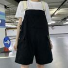 Color Panel Jumper Shorts / Print Short Sleeve T-shirt