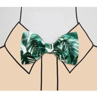 Tropical Print Bow Tie