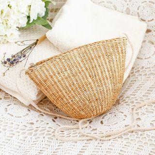Straw Crossbody Bag As Shown In Figure - L