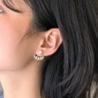 Faux Pearl Earring Silver Needle - As Shown In Figure - One Size
