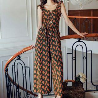Striped Detail Jumpsuit
