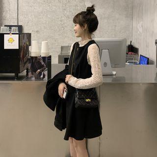 Set: Cropped Jacket + Mini Jumper Dress