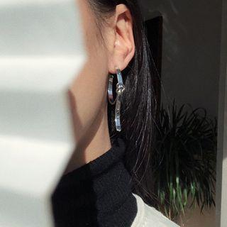 Heart Belt Alloy Hoop Earring