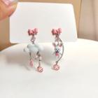 Cartoon Bow-accent Drop Earrings As Shown In Figure - One Size