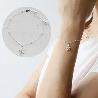 Starfish Bracelet Silver - One Size
