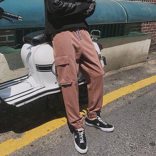 Drawstring Pocket-detail Sweatpants
