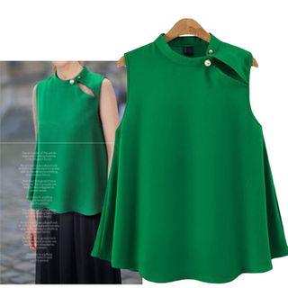 Faux Pearl Tank Top
