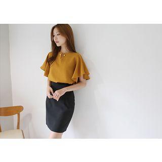 Faux-pearl Trim Top